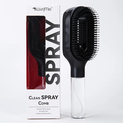 Brosse à cheveux 2-en -1 / Spray