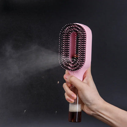Brosse à cheveux 2-en -1 / Spray